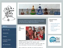 Tablet Screenshot of americanbell.org